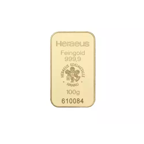 100g Heraeus Minted Gold Bar (2)