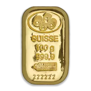 100g PAMP Gold Bar - Cast (2)
