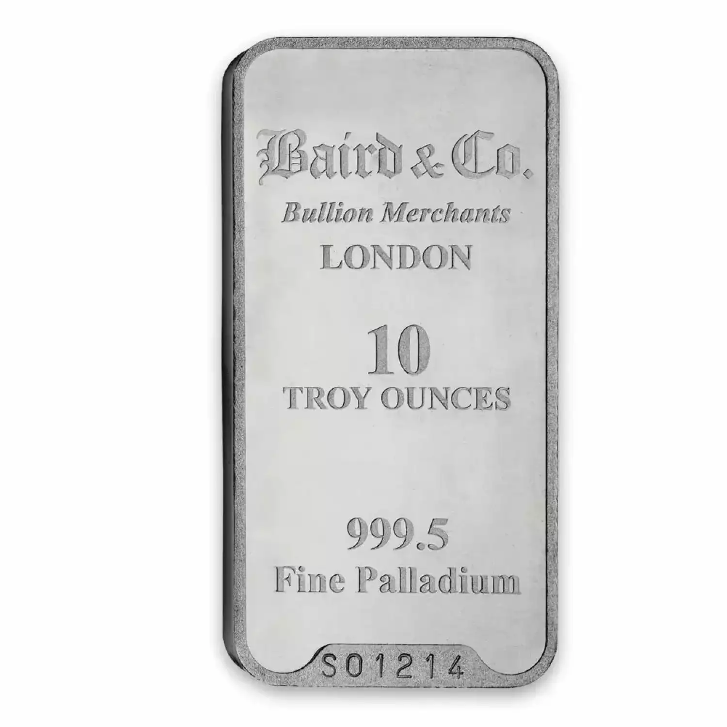 10oz Baird & Co Palladium Minted Bar (2)