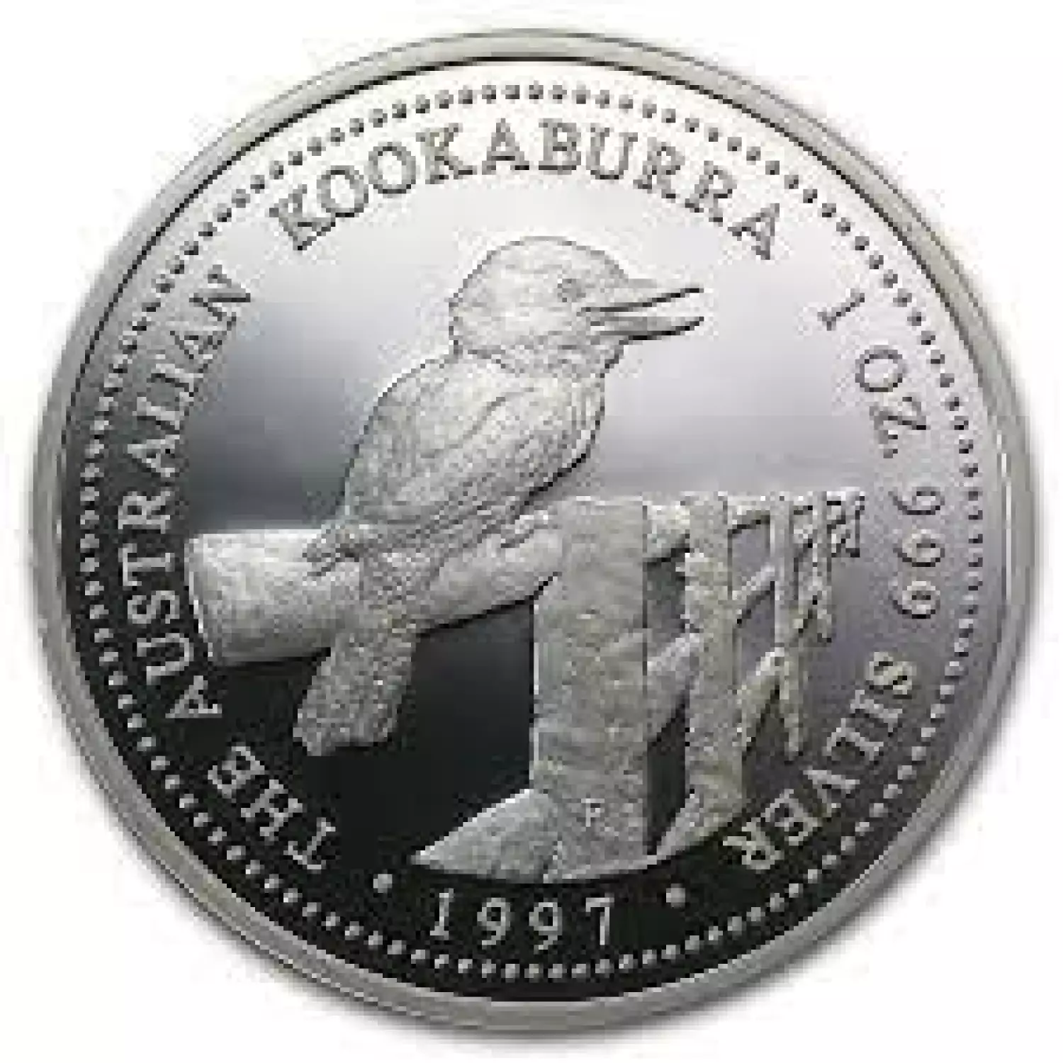 1997 1oz Australian Perth Mint Silver Kookaburra (2)