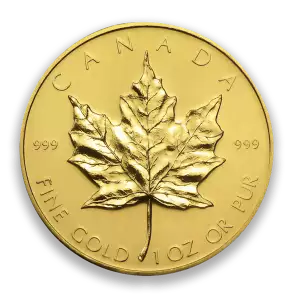 1oz Canadian Gold Maple Leaf - 999 (1979-82) (2)