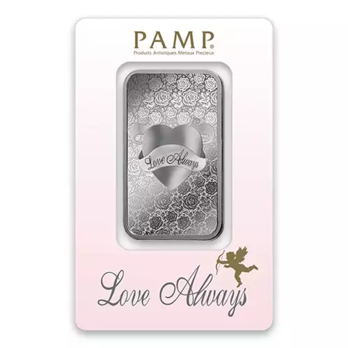 1oz PAMP Silver Bar - Love Always (3)