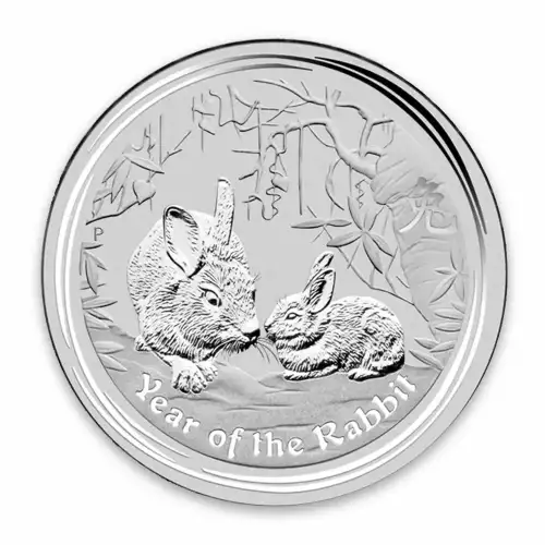 2011 1/2oz Australian Perth Mint Silver Lunar II: Year of the Rabbit (3)