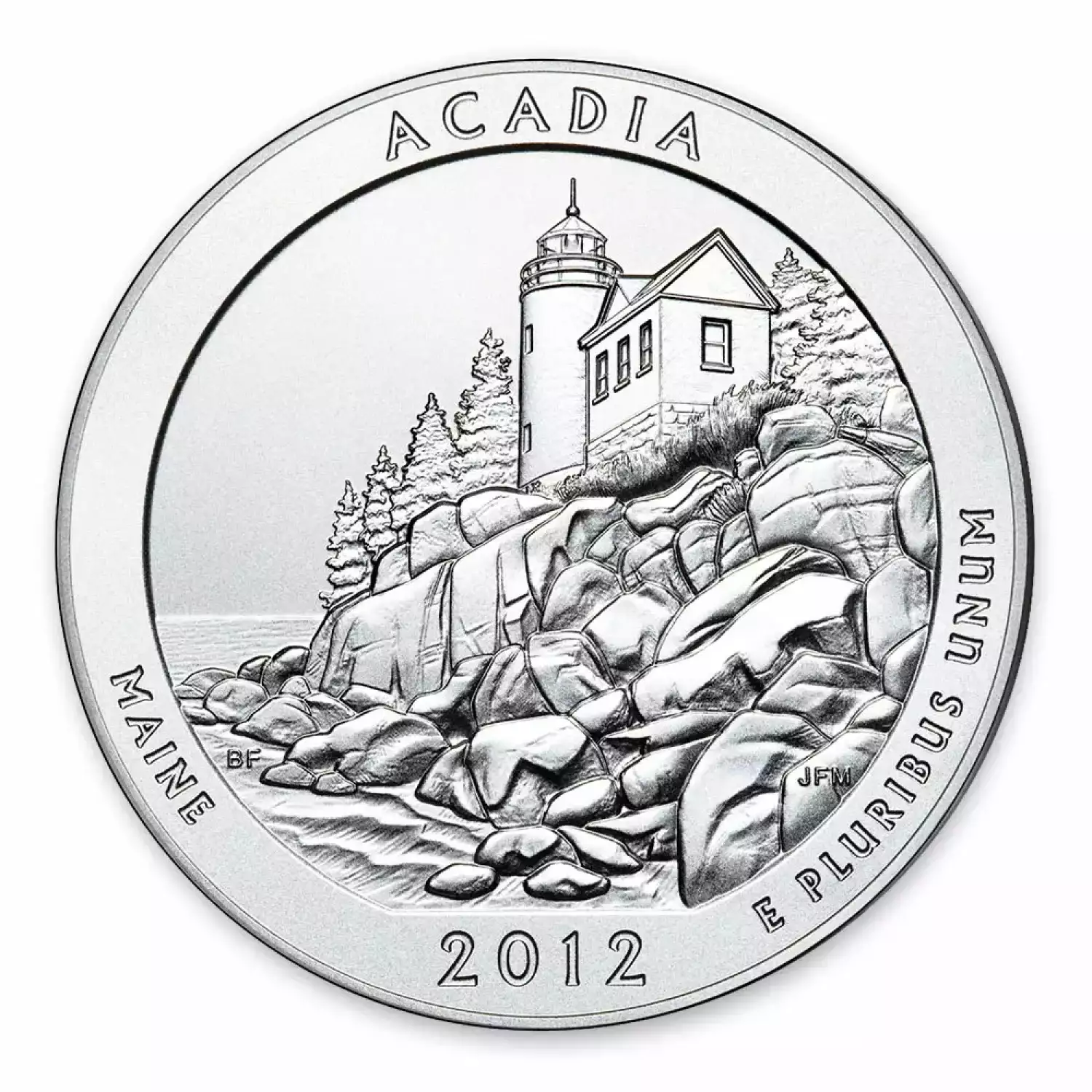 2012 5 oz Silver America the Beautiful Acadia National Park (2)