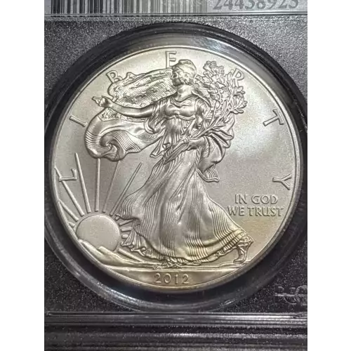 2012-(S) $1 Silver Eagle Struck at San Francisco First Strike (5)