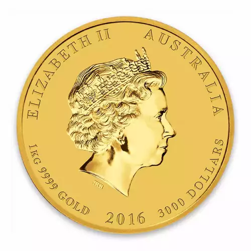 2016 1kg Australian Perth Mint Gold Lunar II: Year of the Monkey (3)