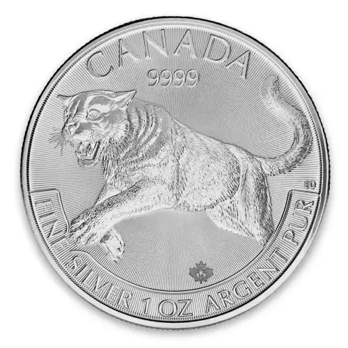 2016 1oz Canadian Silver Predator Series - Cougar (2)