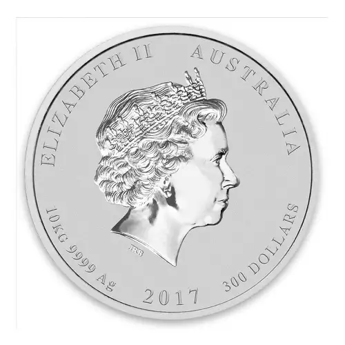 2017 10kg Australian Perth Mint Silver Lunar II: Year of the Rooster (2)