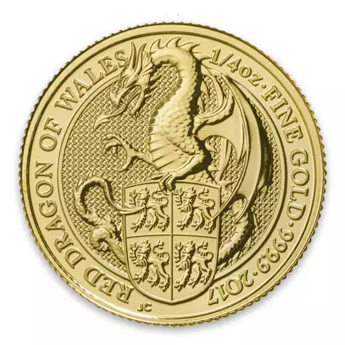 2017 1/4oz Britain Queen's Beasts: The Dragon (2)