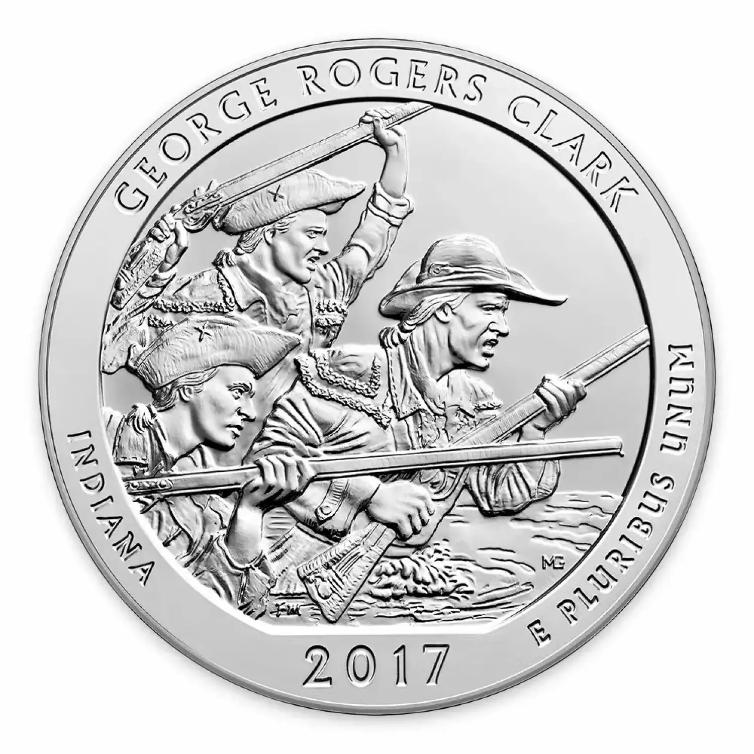 2017 5oz  Silver  America the Beautiful George Rogers Clark National Historical Park (2)