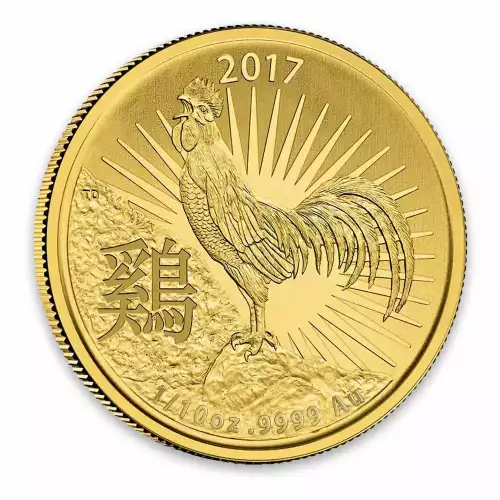 2017 Royal Australian Mint 1/10oz Year of the Rooster (2)