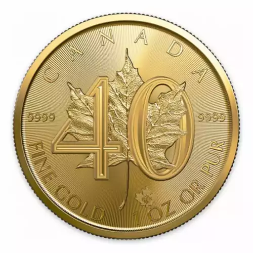 2019 1 Oz 99.99% Pure Gold 40th Anniversary Coin (2)