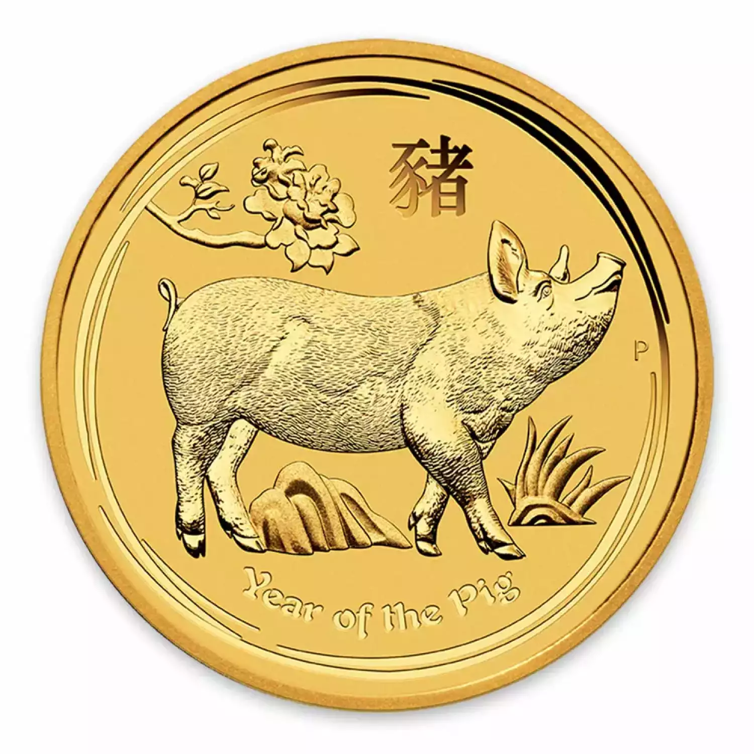 2019 1oz  Australian Perth Mint Gold Lunar Year of the Pig (2)