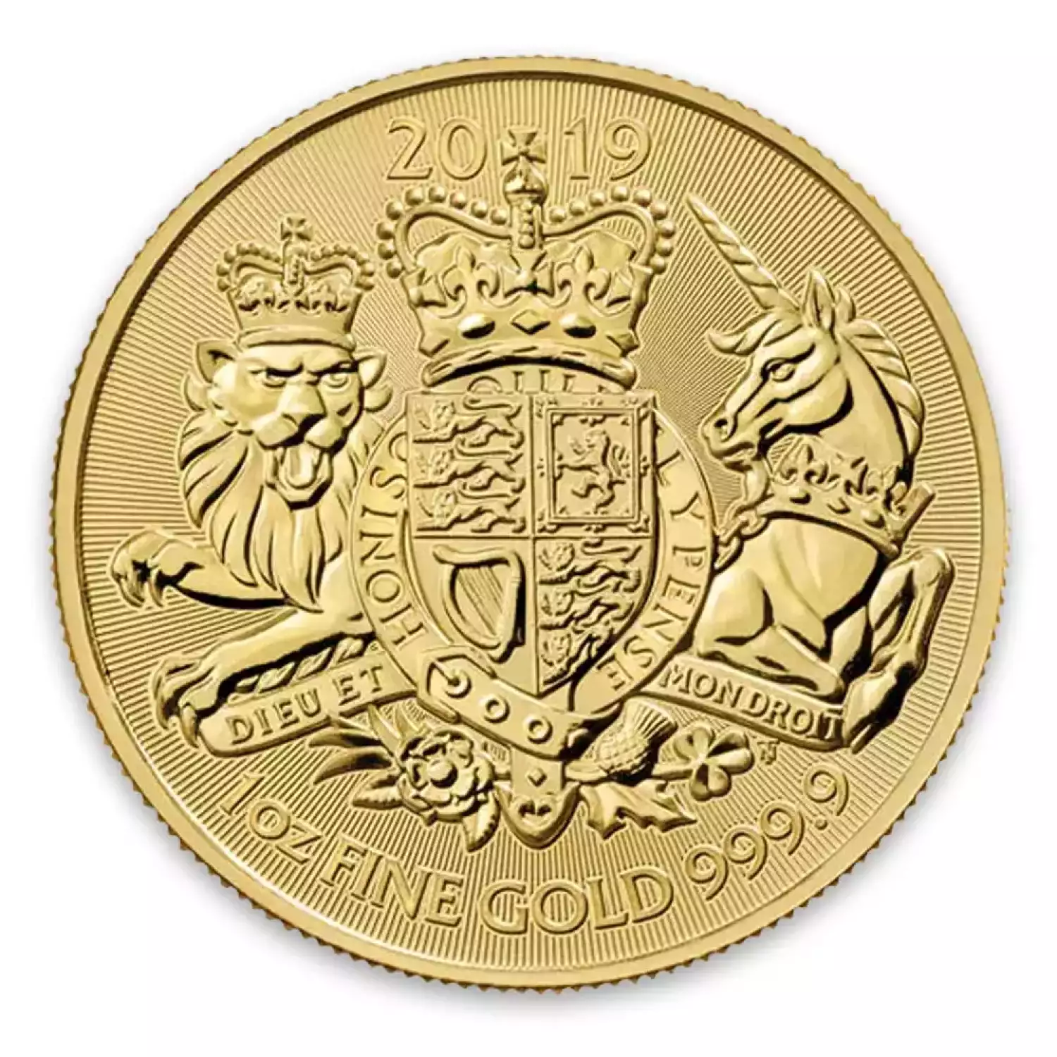 2019 1oz British Royal Arms Gold Coin (2)