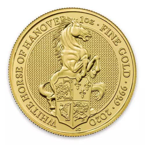 2020 1oz Gold Britain Queen's Beast: The White Horse (2)