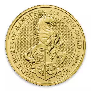 2020 1oz Gold Britain Queen's Beast: The White Horse (2)