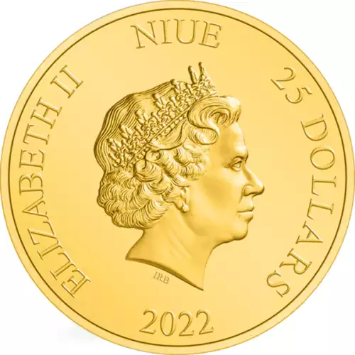 2022 1/4oz The Mandalorian Classic - Grogu Gold Coin (2)