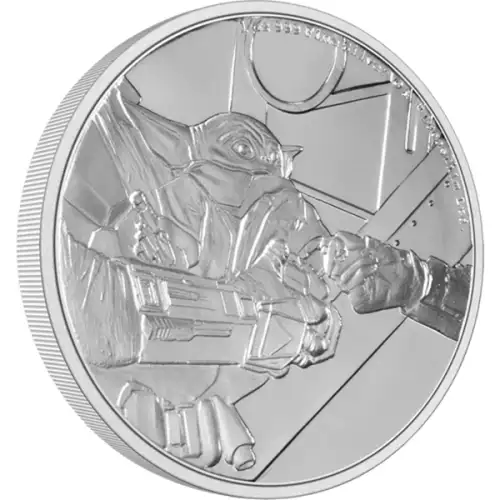 2022 1oz The Mandalorian Classic - Grogu Silver Coin (2)