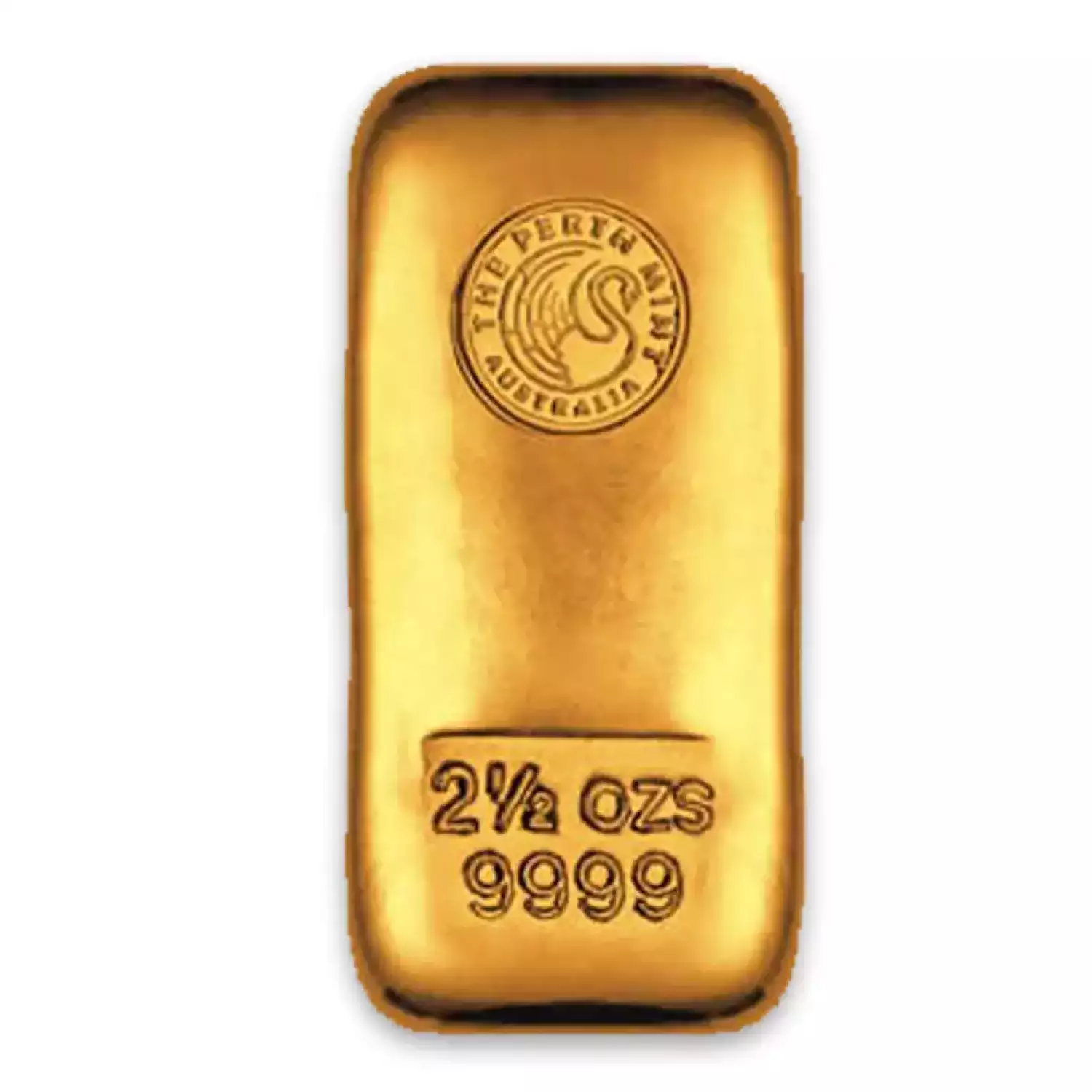 2.5oz Australian Perth Mint gold bar - cast (2)
