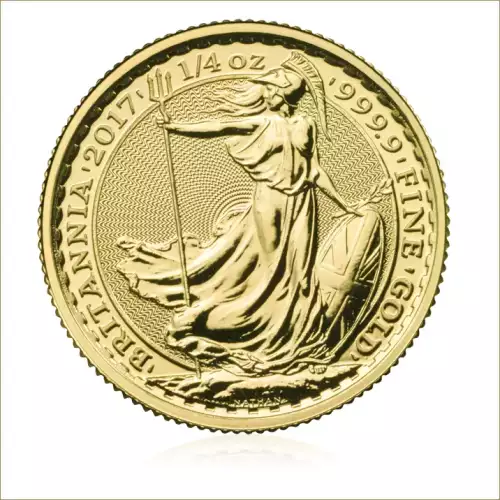 Any Year 1/4oz British Gold Britannia - 9999 (2013-present) (2)