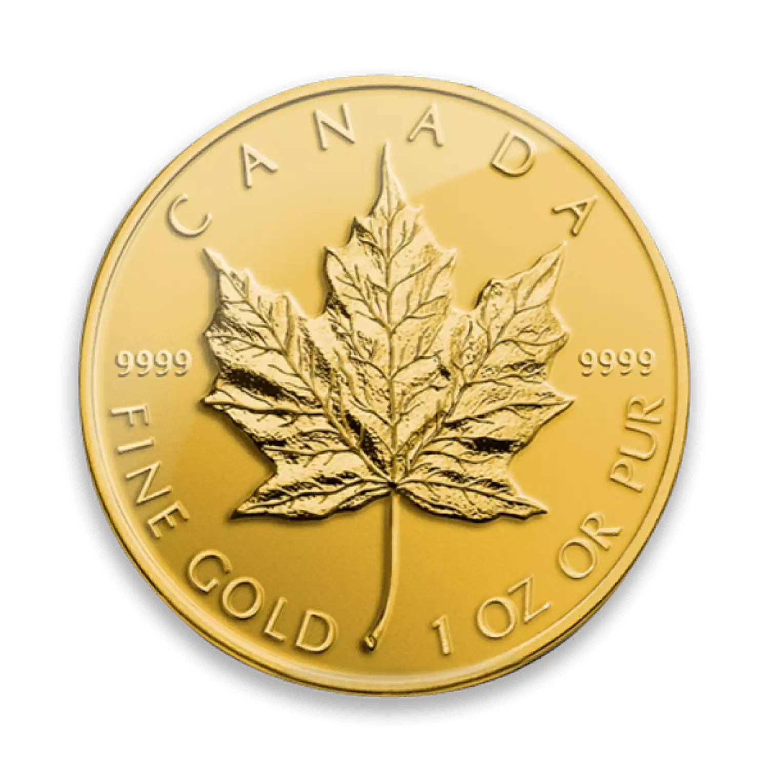 Any Year  - 1oz Canadian Gold Maple Leaf- 9999 (2)