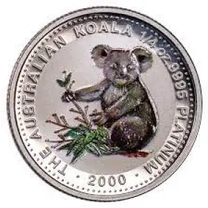 2000 1/4oz Australian Perth Mint Platinum Koala (2)