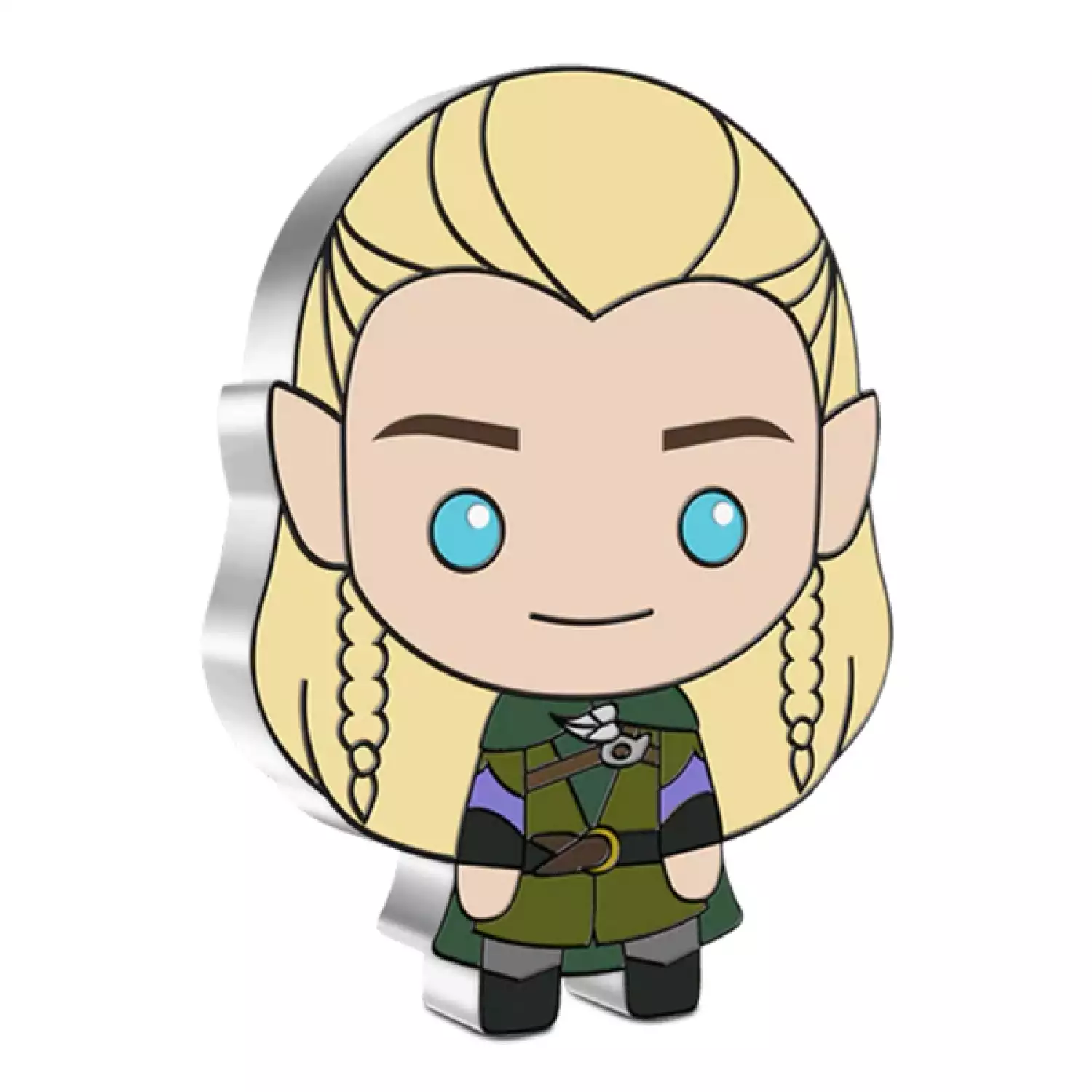 THE LORD OF THE RINGS - 2021 1oz Legolas Silver Chibi Coin (2)